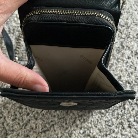 Guess Black Quilted Mini Bag - Picture 4 of 7